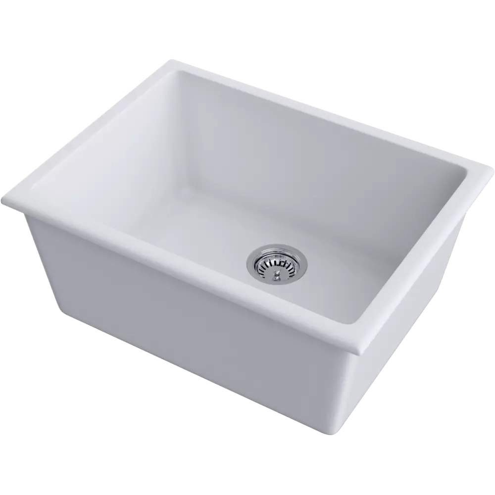 Кухонная мойка Omoikiri Okinoshima 61-U/I-IB Glossy Natceramic