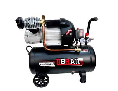 Компрессор воздушный BRAIT КМ-1800/42х2