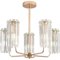 Люстра Rivoli   1064-305 5хЕ14 40 Вт хрусталь