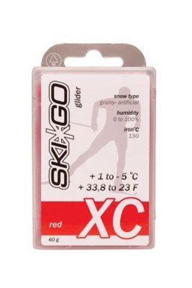 Парафин SKIGO XC, (+1-5 C), Red 60 g (исскуств.снег) арт. 64210