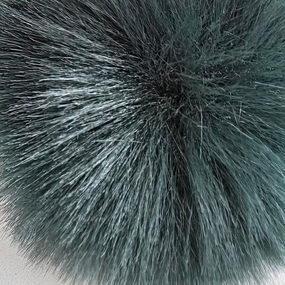 Помпон из искусственного меха "Малахит" d=7 см