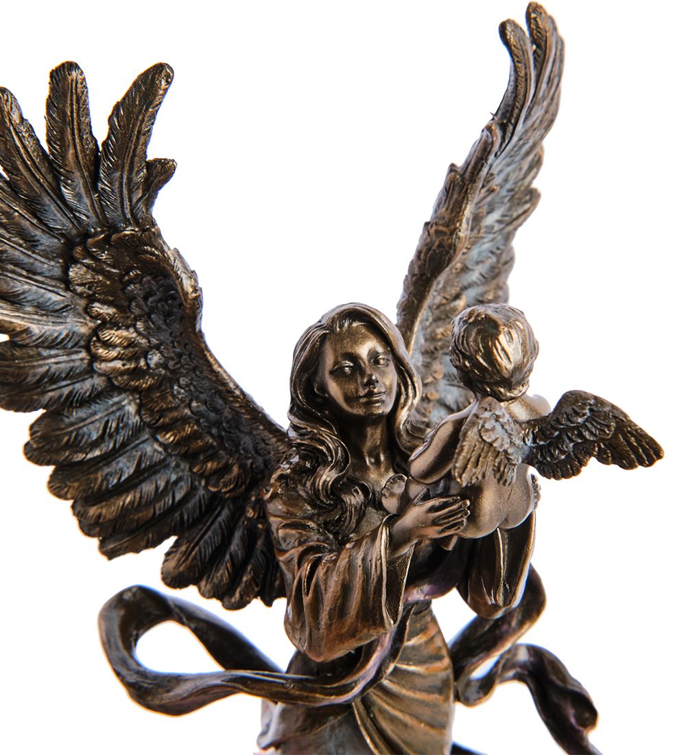 Veronese WS-1135 Статуэтка «Девушка-ангел с ребенком»