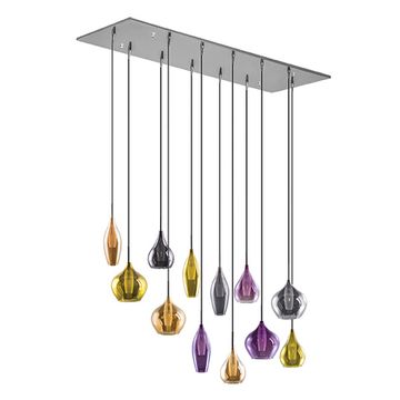Подвесной светильник 803125 хром/мультиколор Pentola Lightstar