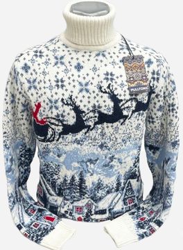 p-p 56-60. Pulltonic из шерсти и кашемира "Рождество в деревне". BATAL