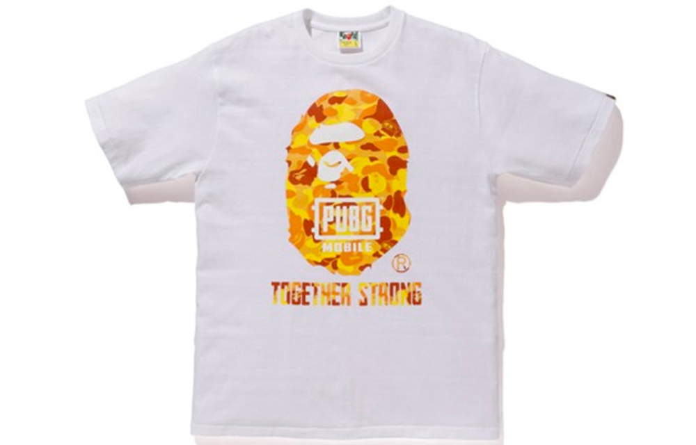 A Bathing Ape X Pubg Ape Head Tee