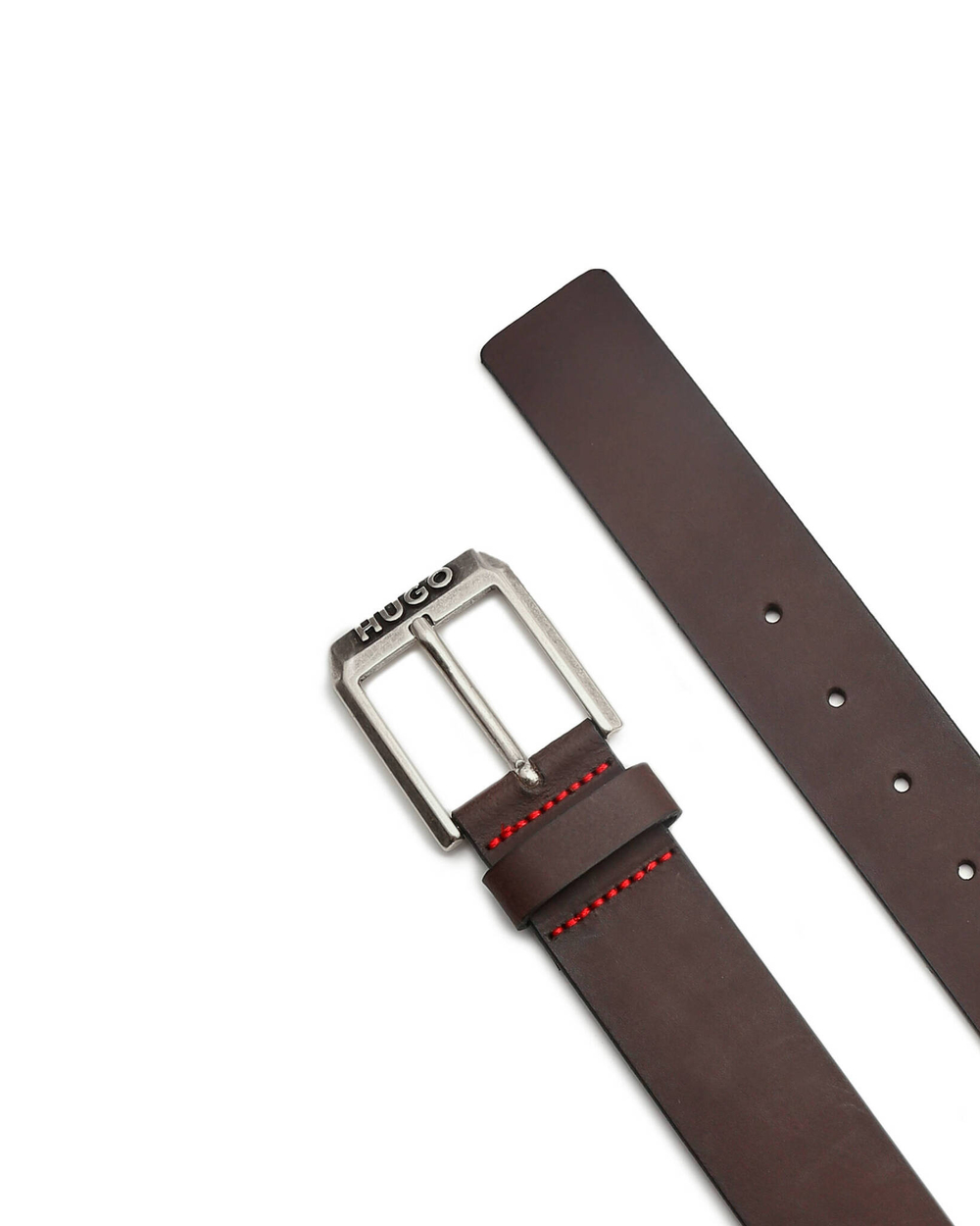 кожаный ремень gelio-c HUGO - коричневый(50480441)