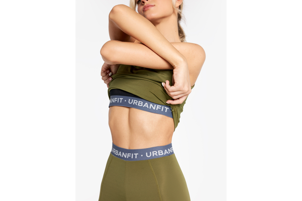 Топ женский Urbanfit, размер M, хаки