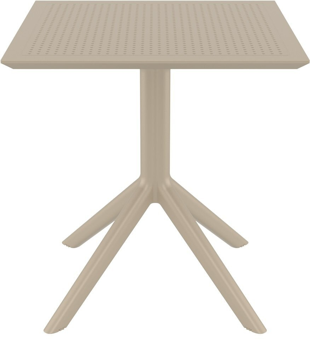 Стол пластиковый Siesta Contract Sky Table 70, бежевый