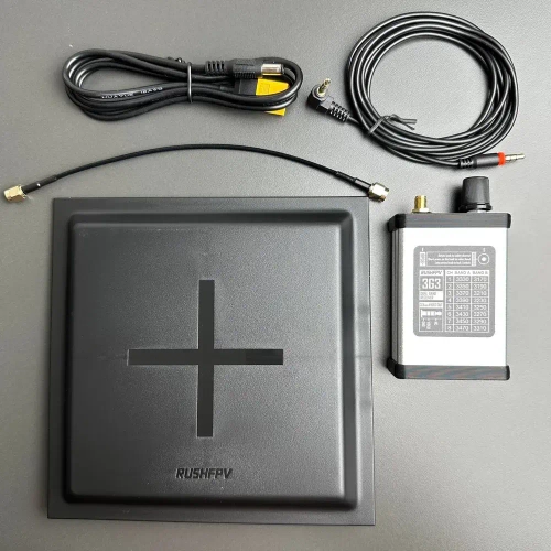 Видеоприемник Rushfpv 3.3 GHz VRX + Патч антенна