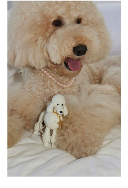 Брелоки "пушистый пудель"