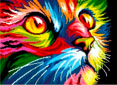 К-1047 Радужный кот. НОВИНКА!!!