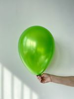 S Шар металлик 12"/30 см №9 перламутр светло зеленый (БГ-17)