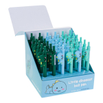 Ручка шариковая "Динозавр"0,7мм, механическая, синяя, 3 цвета микс