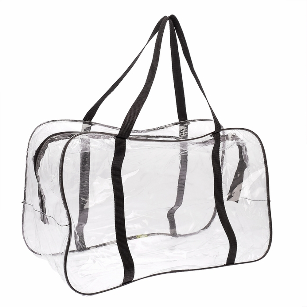 Сумка в роддом, с косметичкой, цвета МИКС (чёрный/серый) 3697490