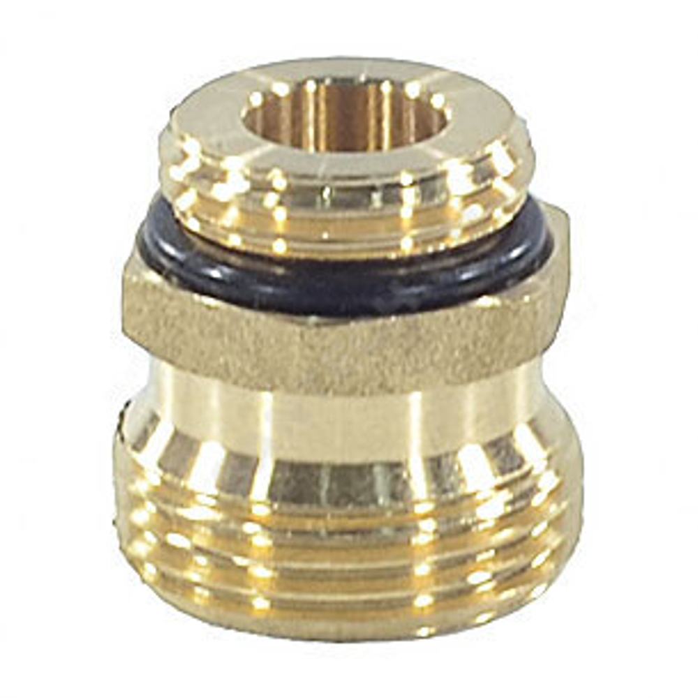 Штуцер переходной латунь 1/2"x3/4" под евроконус для клапана коллекторного Апогей 310011
