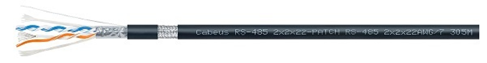 Кабель интерфейсный  Cabeus RS-485 2x2x22AWG/7
