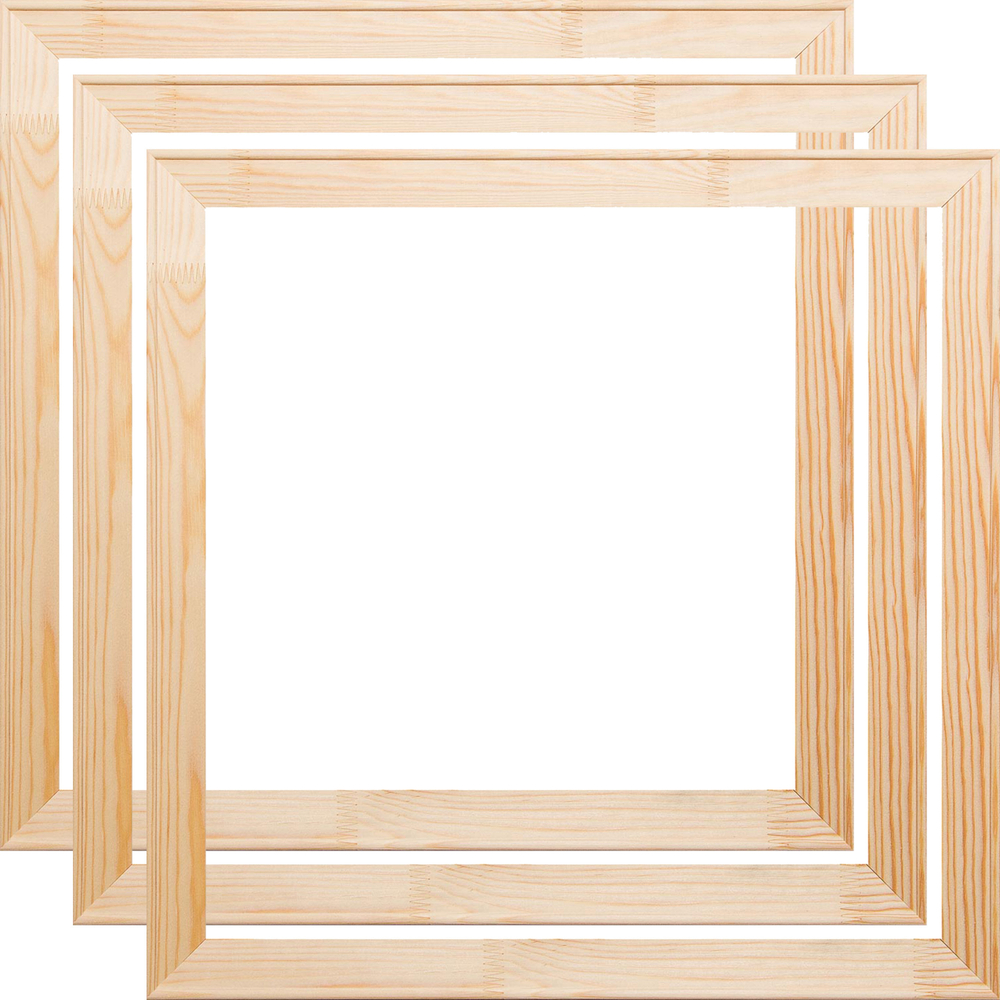 Глухой подрамник 50x50 см. сеч. 40х18 мм. (3 штуки)