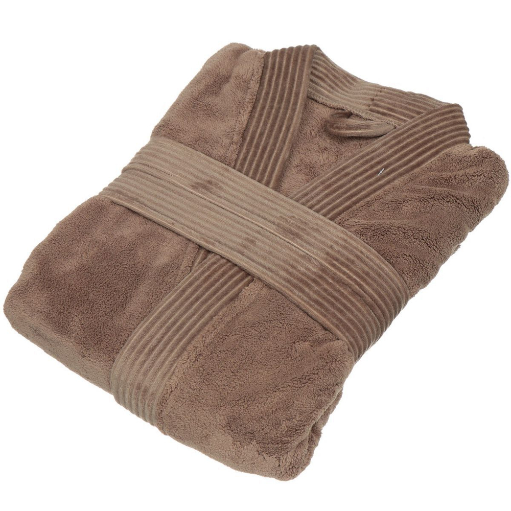 Халат унисекс, махр, 80% полиэстер, 20% хлопок, шок, M, 44, Y231