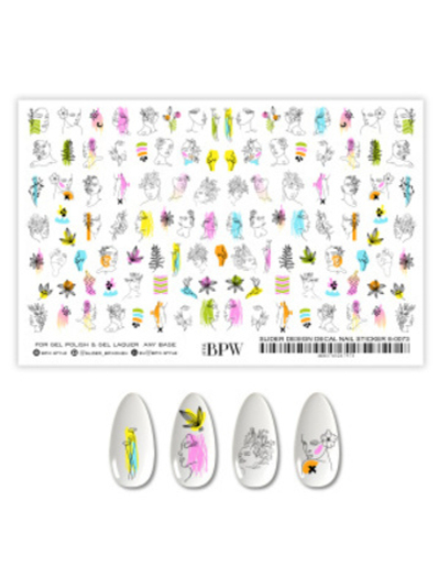 Гранд-слайдер BPW  Микс лица с абстракцией 2