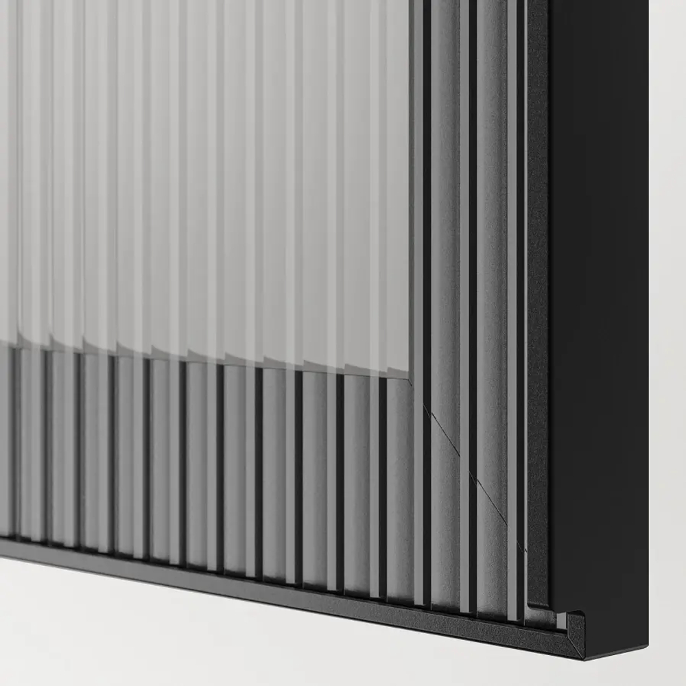 Комбинация для хранения - BESTÅ/ BESTА IKEA/ БЕСТА/БЕСТО ИКЕА, 180х74 см, черный