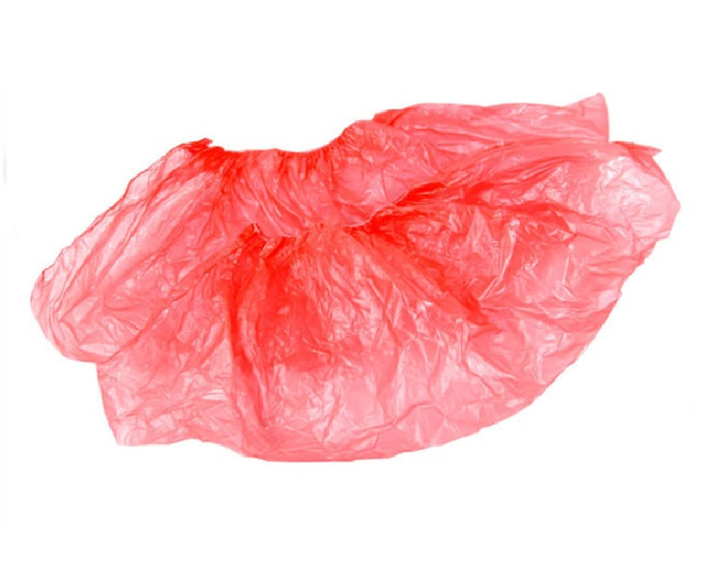 Бахилы П/э (стандарт 20 мкм) розовые 50 пар пачка