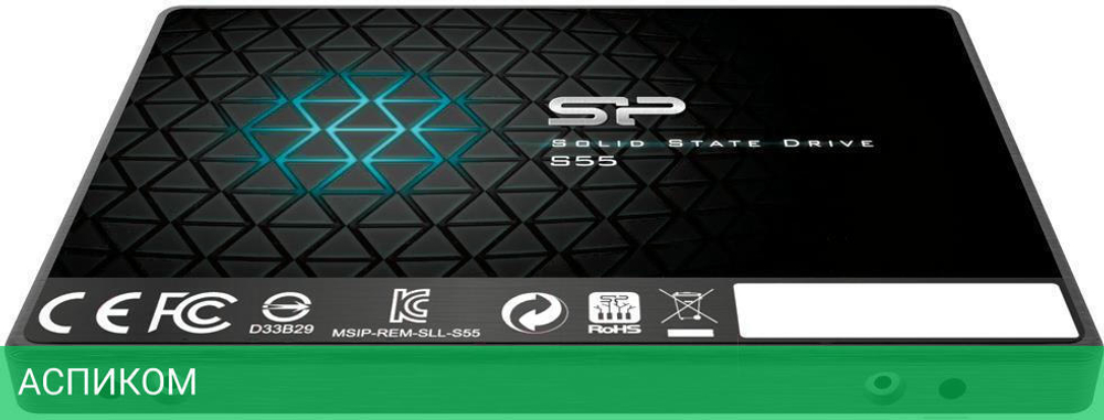 SSD диск Silicon-Power Slim S55 480GB (SP480GBSS3S55S25)