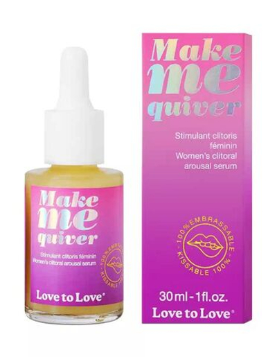 Возбуждающие капли для клитора Make Me Quiver - 30 мл.