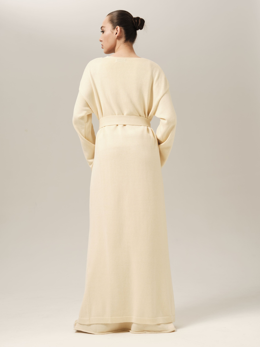 C0385-01 молочный L-XL/164 Кардиган dbr