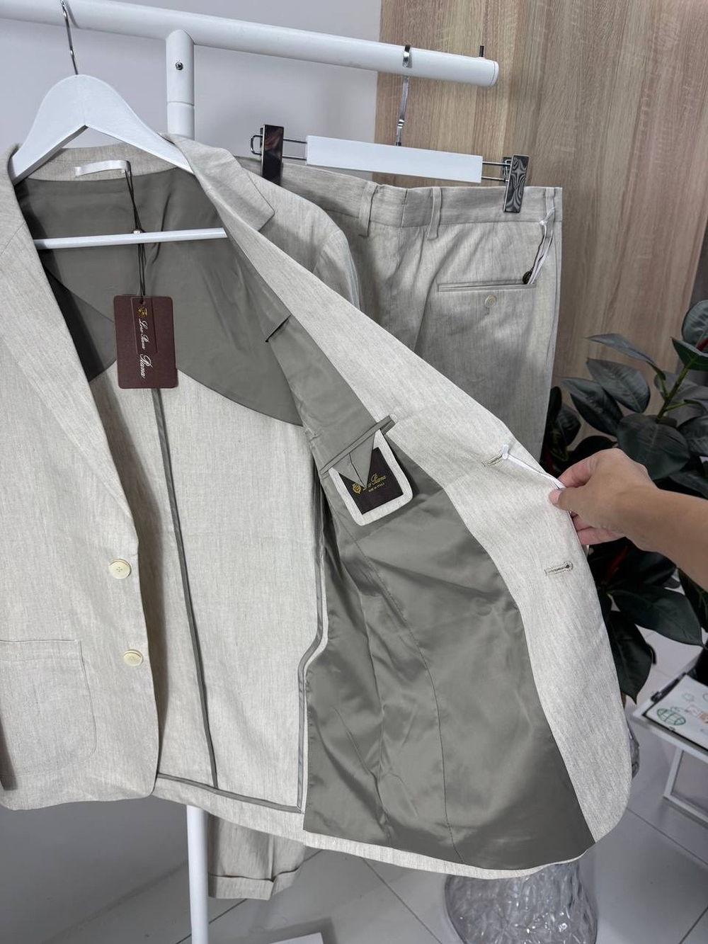 Льняной костюм Loro Piana