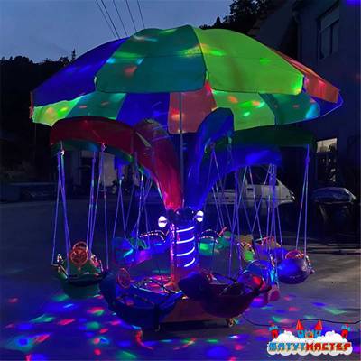 Цепочная карусель «Зонтик счастья», 12 мест, 3×3×2,8 м