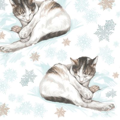 сНежные коты