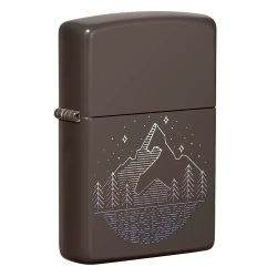 Зажигалка Zippo 49633 Mountain Design, Brown