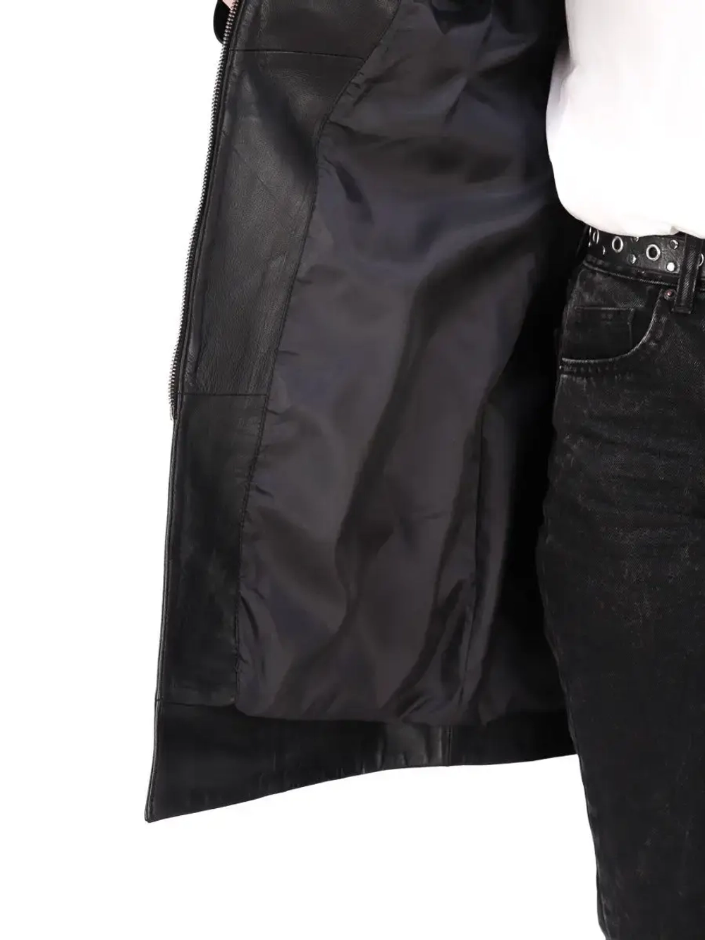 Женский кожаный плащ/натуральная кожа/Турция