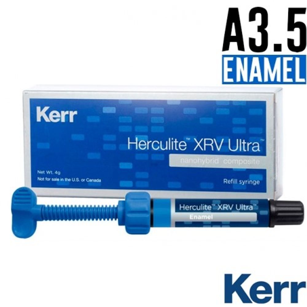 Herculite XRV Ultra Enamel А3.5, шприц 4гр, наногибридный композит