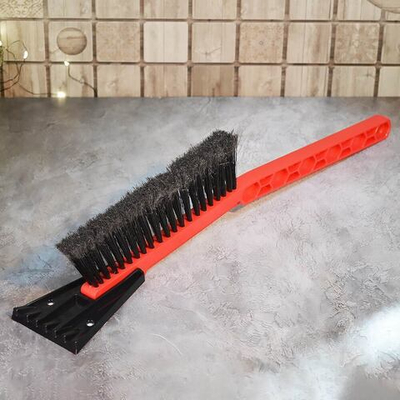 Щетка для снега со съемным скребком, 45см signal red "Techno"