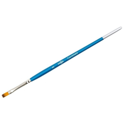 Кисть №5 синтетика, плоская (Гамма)