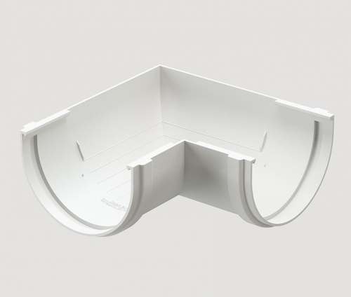 Dоcke STANDARD Угловой элемент 120 мм * 90˚ (Белый)