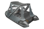Тент трансформер КОМБИ Yachtman 340 НДНД (графит/черный)