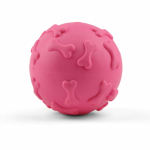 Игрушка из резины для собак "Мяч с косточками", d60мм, Triol