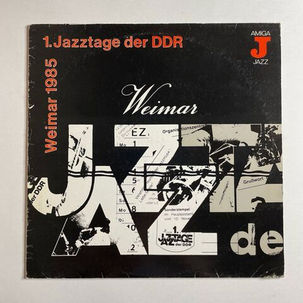 Винтажная виниловая пластинка LP Сборник 1. Jazztage Der DDR Weimar 1985 (ГДР 1986)