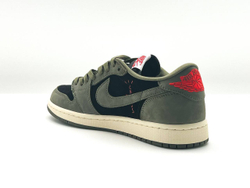Кеды Nike Travis Scott&Air Jordan 1 Low OG Black Olive