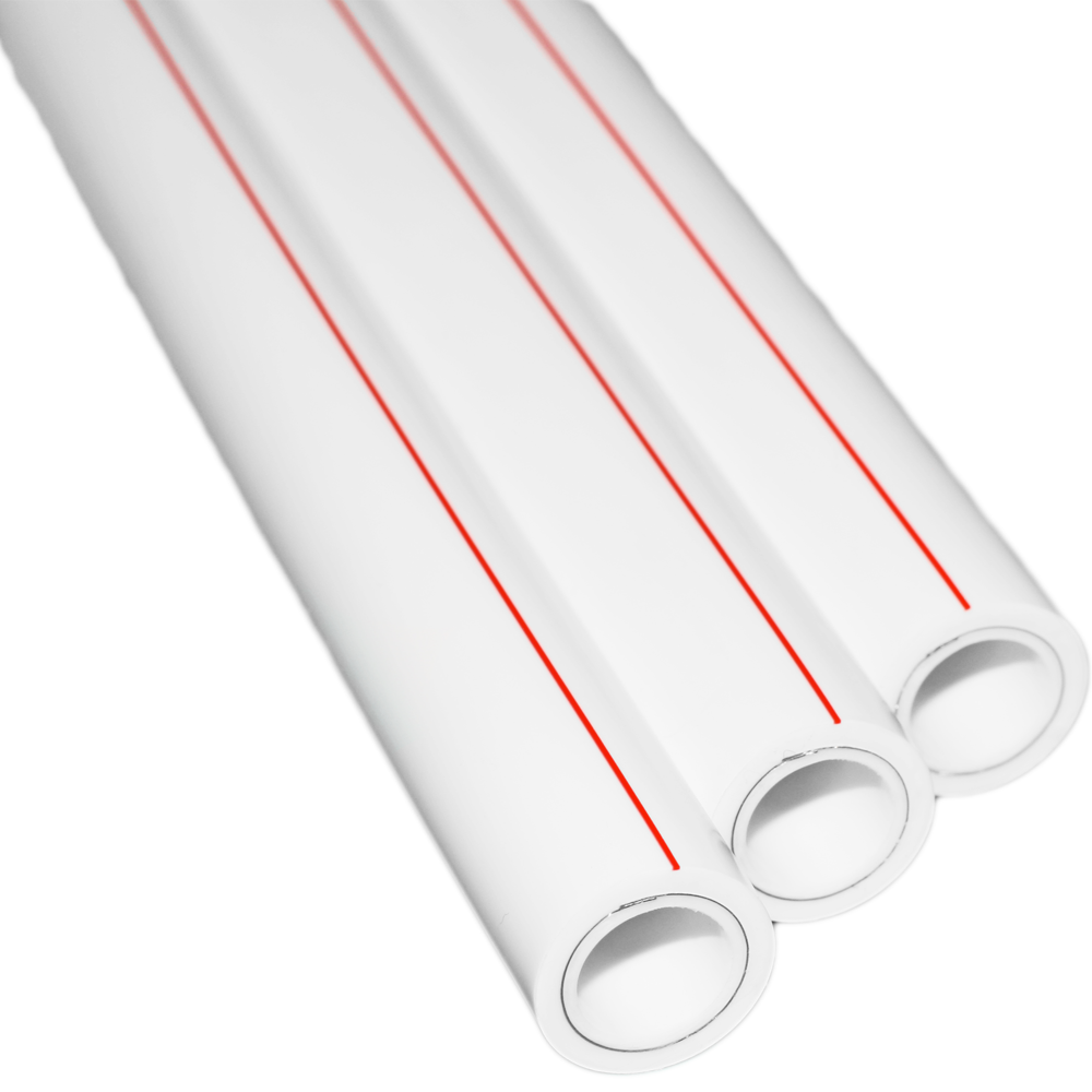 Труба армир. (внеш.) алюминием Ø 40 PN 25 PPR (белый) Уценка