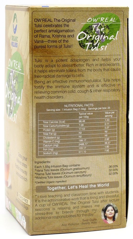 Чай Organic Wellness The original tulsi, 25 пакетиков