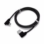 Кабель USB - Micro Lace L (черный) 1м