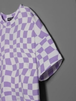 Костюм для девочки летний в клетку