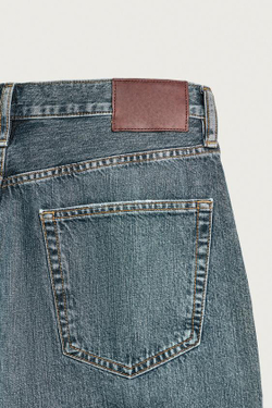 ZARA ДЖИНСОВЫЕ ШОРТЫ LOOSE FIT, ЗЕЛЕНОВАТО-СИНИЙ