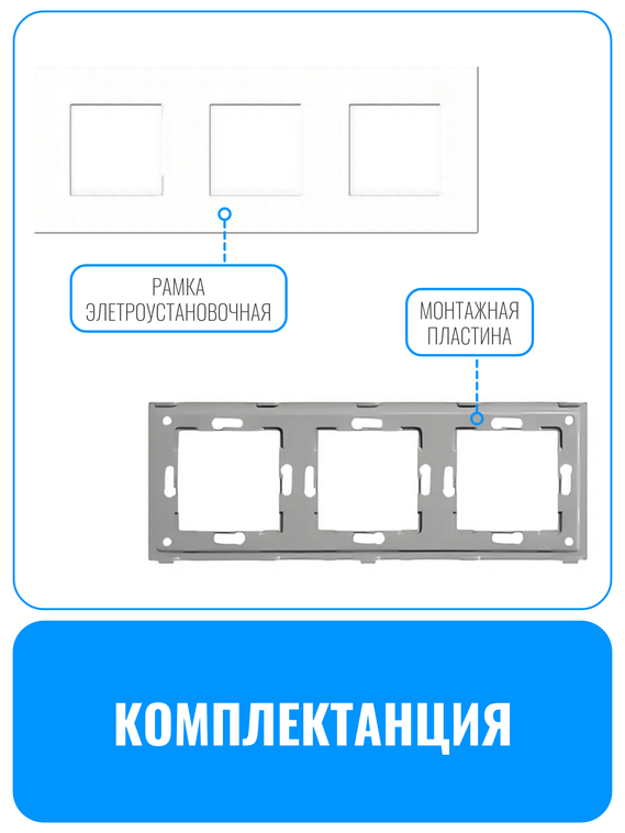 Рамка электроустановочная пластиковая Smart Aura серия Classic