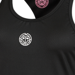 Женская теннисная майка BIDI BADU Crew Tank Top Women - Black