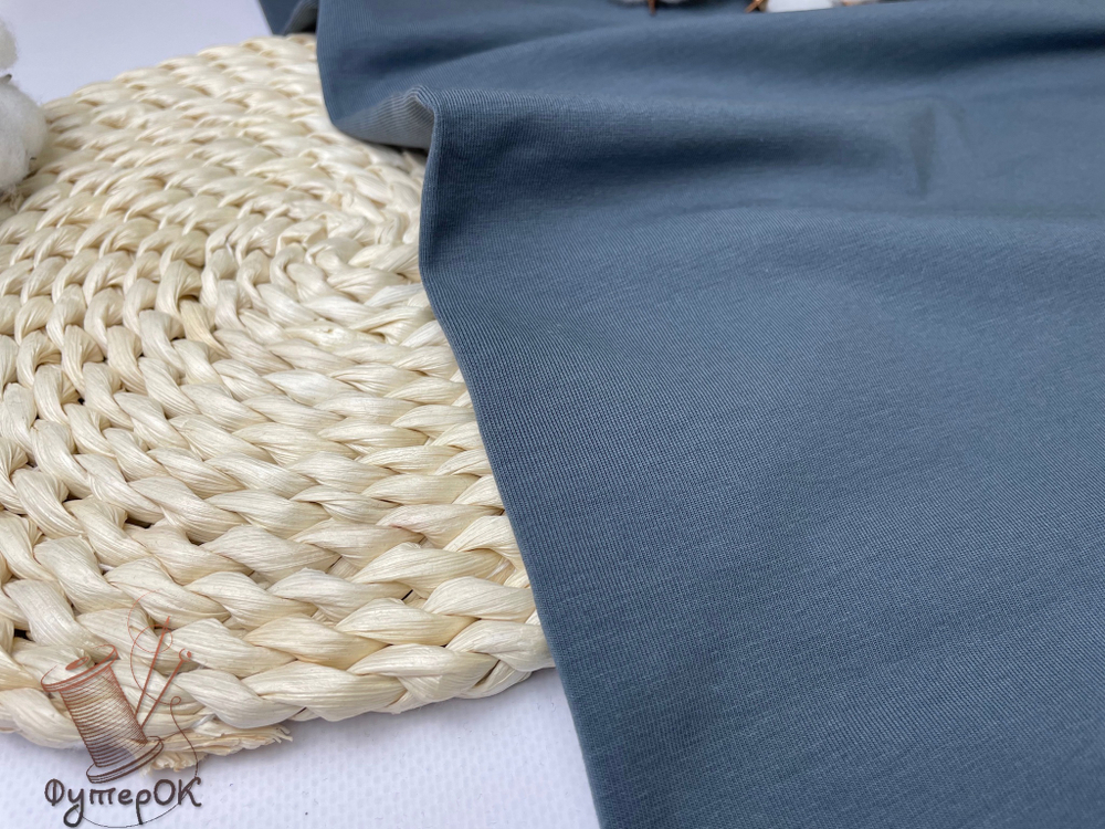 Кулирка с лайкрой ТЕМНО-СЕРАЯ