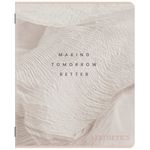 Тетрадь А5, 48 л., BRAUBERG, скоба, клетка, SoftTouch, "Пастельная", (микс в спайке), 405330